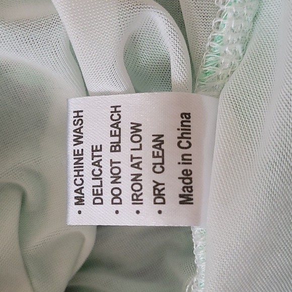 MILLAU MINT GREEN DRESS - Picture 5 of 11